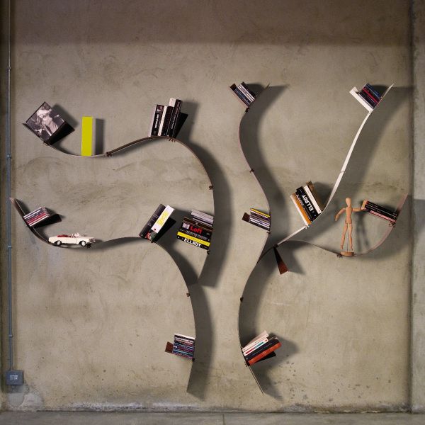 Libreria da parete ad albero Wallboarding1