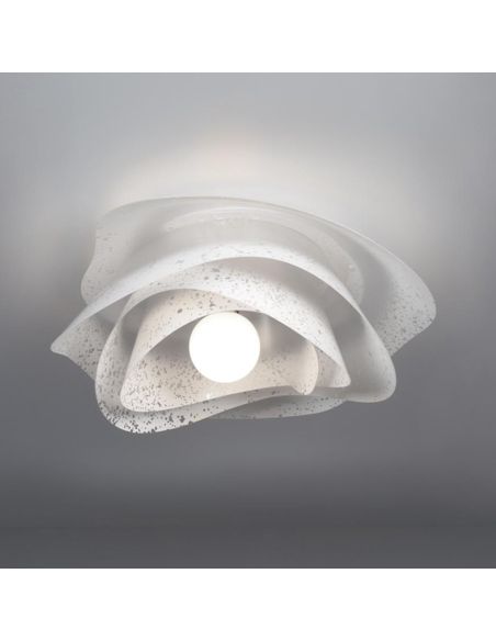 Plafoniera LED soffitto design moderno Rosa