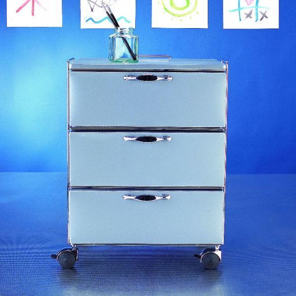 Cassettiera moderna per ufficio su ruote design moderno Isotta