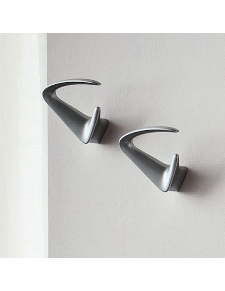 Appendiabiti da parete per ingresso in metallo design moderno Pamela