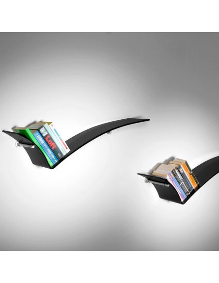 Mensole design per cucina in vetro curvato Tick Mensole design per cucina in vetro curvato Tick