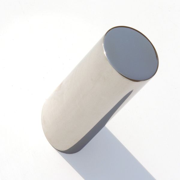 Appendiabiti design in acciaio lucido o satinato Cylinder