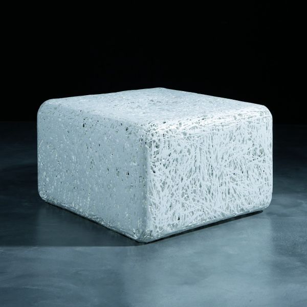 Pouff tavolino da salotto design moderno Zoe