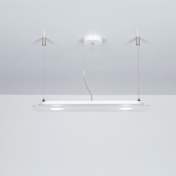 Lampadario a sospensione a due o tre o quattro luci Domino
