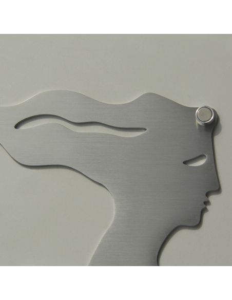 Servomuto design da parete portabiti in acciaio Cleo