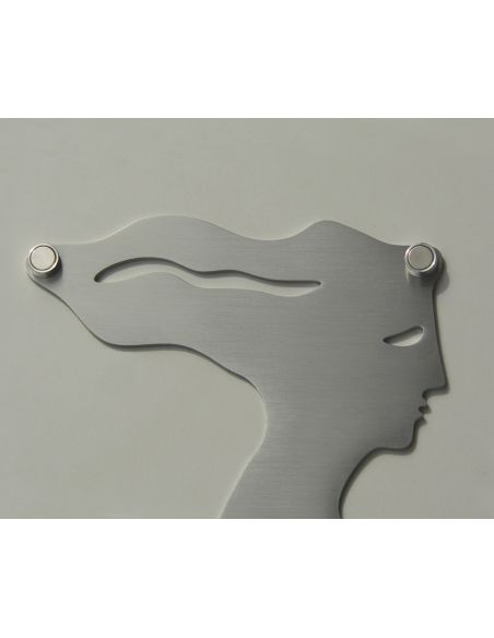 Servomuto design da parete portabiti in acciaio Cleo