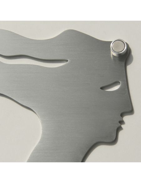 Servomuto design da parete portabiti in acciaio Cleo