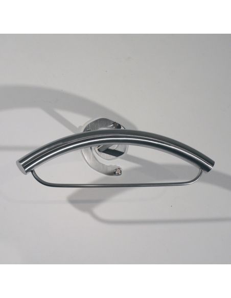 Porta abiti da camera a muro in acciaio inox Manning