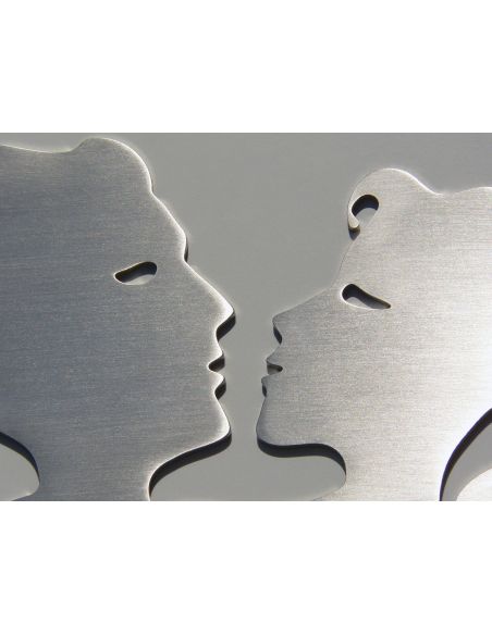 Porta abiti da parete servomuto in acciaio inox Attraction