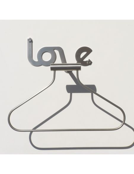 Portabiti da parete servomuto moderno in acciaio Cyrus Portabiti da parete servomuto moderno in acciaio Cyrus