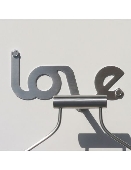 Portabiti da parete servomuto moderno in acciaio Cyrus Portabiti da parete servomuto moderno in acciaio Cyrus