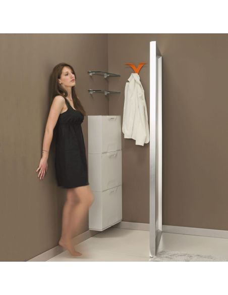 Specchio angolare in alluminio mini guardaroba Angle Vanity Specchio angolare in alluminio mini guardaroba Angle Vanity