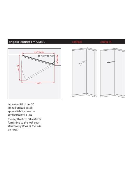 Specchio angolare in alluminio mini guardaroba Angle Vanity Specchio angolare in alluminio mini guardaroba Angle Vanity