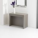 Consolle allungabile in acciaio e laminato design moderno Glen