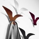 Attaccapanni da parete di design in acciaio made in Italy Robin