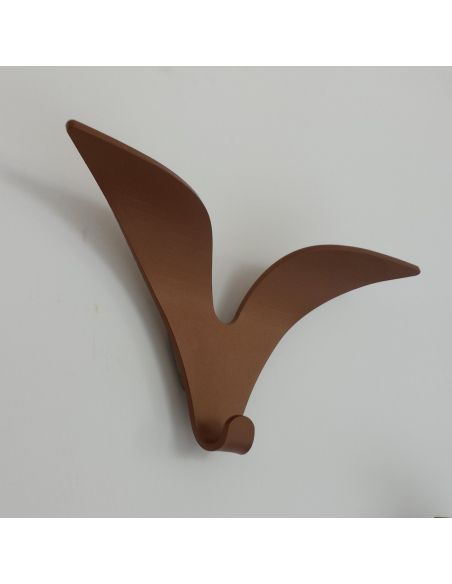 Attaccapanni da parete di design in acciaio made in Italy Robin