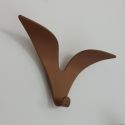 Attaccapanni da parete di design in acciaio made in Italy Robin
