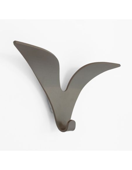Attaccapanni da parete di design in acciaio made in Italy Robin