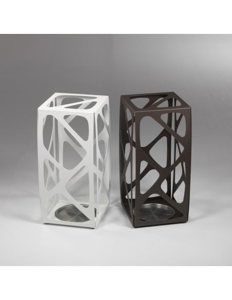 Portaombrelli design moderno in acciaio per ingresso casa Cesta