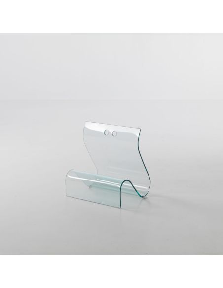 Portariviste in vetro curvato temperato 45 x 35 cm Rebecca Portariviste in vetro curvato temperato 45 x 35 cm Rebecca