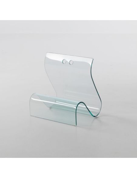 Portariviste in vetro curvato temperato 45 x 35 cm Rebecca Portariviste in vetro curvato temperato 45 x 35 cm Rebecca