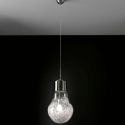 Lampadario sospensione design moderno a forma di lampadina Gwenda