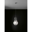 Lampadario sospensione design moderno a forma di lampadina Gwenda