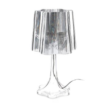 Lampada da comodino in acrilico trasparente Karissa 2