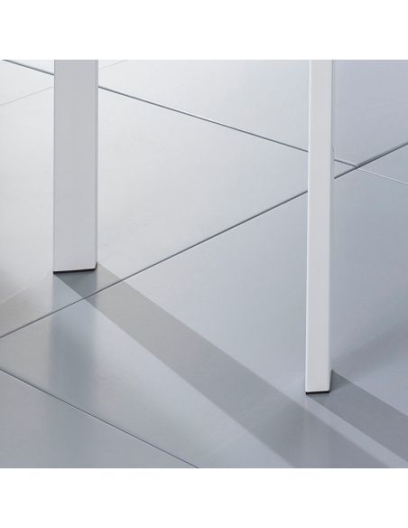 Tavolo scrivania vetro per ufficio design moderno 140x80cm Roxanne Tavolo scrivania vetro per ufficio design moderno 140x80cm Roxanne