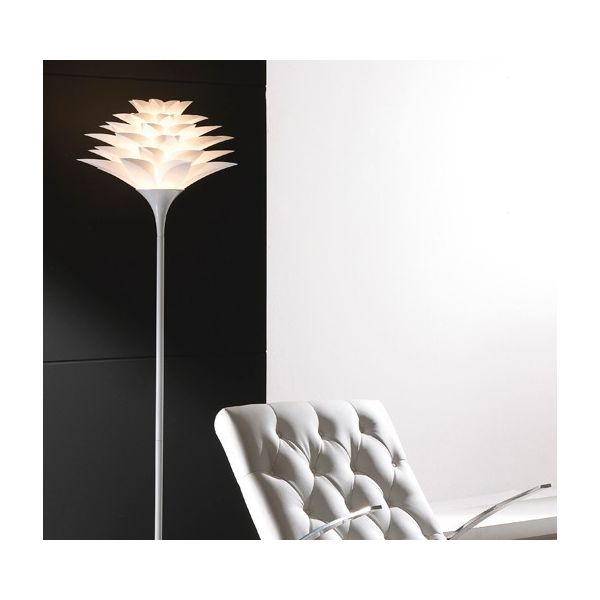 Lampada da terra a forma di fiore 175 cm Yumiko