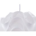 Lampadario sospensione in polipropilene bianco 44 cm Modula
