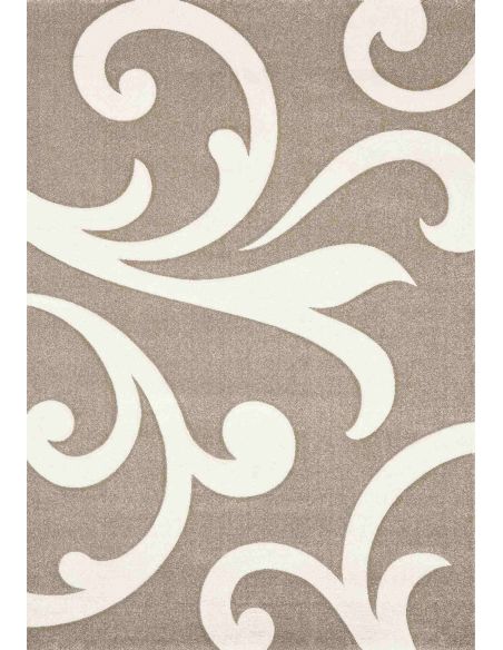 Tappeto moderno da salotto o camera da letto 140x190 cm Oman Crema Tappeto moderno da salotto o camera da letto 140x190 cm Oman Crema