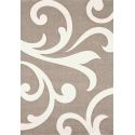 Tappeto moderno da salotto o camera da letto 140x190 cm Oman Crema