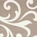Tappeto moderno da salotto o camera da letto 140x190 cm Oman Crema