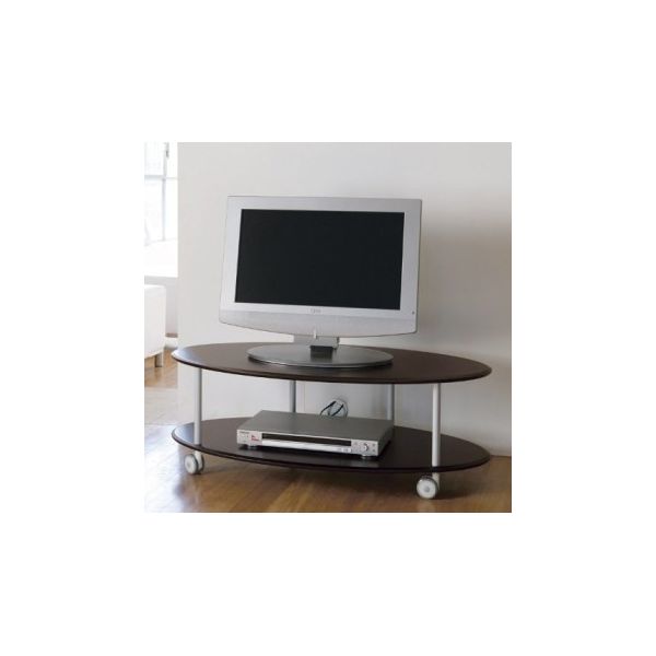 Elliptical carrello porta TV in legno MDF 100x50xh35 cm