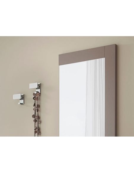 Specchio con cornice in legno design moderno Bernard Specchio con cornice in legno design moderno Bernard