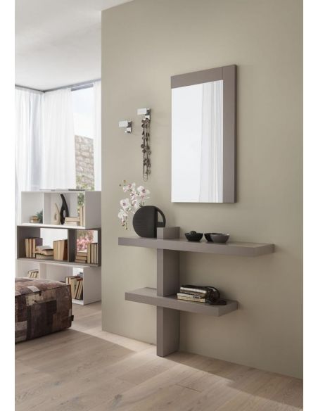 Specchio con cornice in legno design moderno Bernard