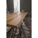 Tavolo da pranzo Arsenio fisso con piano in legno 170 x 100 cm