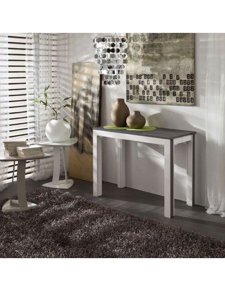 Consolle allungabile 3 metri in legno e laminato 100 x 50 cm Zippy Consolle allungabile 3 metri in legno e laminato 100 x 50 cm Zippy