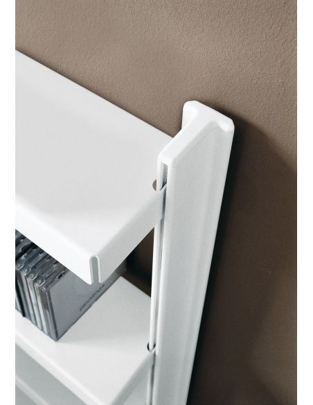 Scaffale a parete in acciaio per cucina bianco o nero Astryd 11