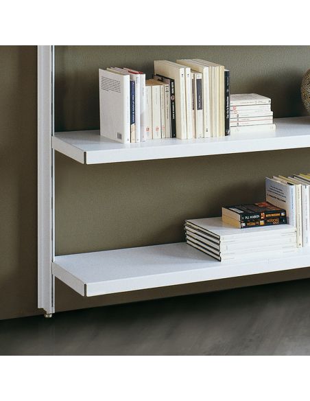 Libreria a giorno in acciaio design moderno per soggiorno Astryd 12 Libreria a giorno in acciaio design moderno per soggiorno Astryd 12