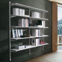 Libreria per ufficio design moderno in acciaio Socrate 39