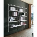 Libreria per ufficio design moderno in acciaio Socrate 39