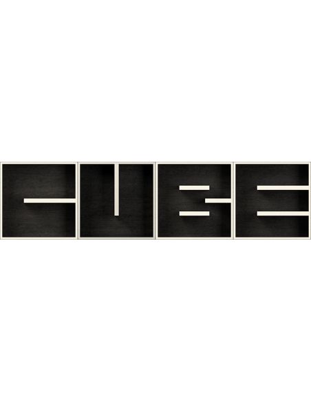 Libreria a cubi con lettere alfabeto ABC CUBE