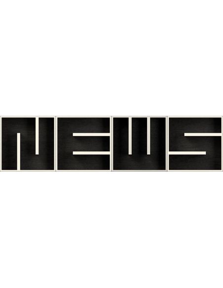 Libreria cubi componibile da parete in legno laminato ABC NEWS