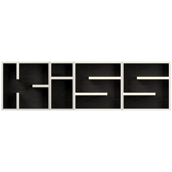 Libreria a cubi componibili da parete in legno ABC KISS