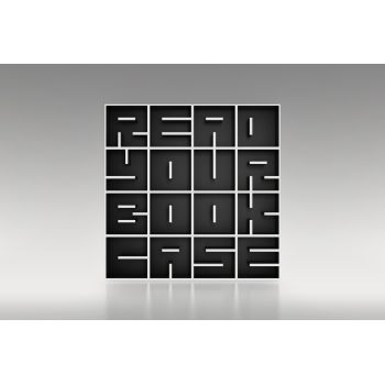 Libreria a cubi da terra o da parete con lettere alfabeto ABC RYBC 2