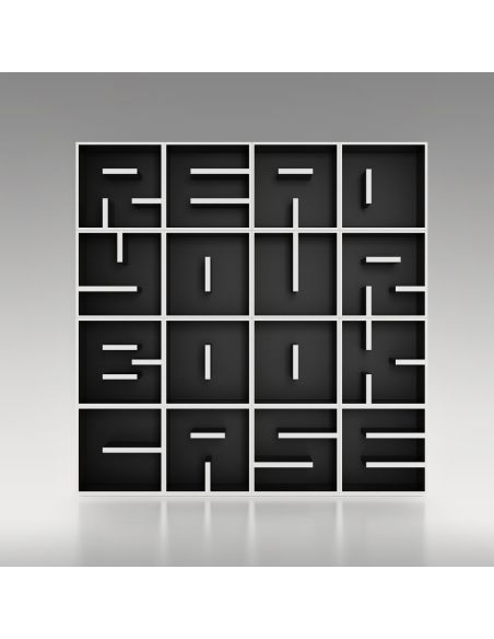 Libreria a cubi da terra o da parete con lettere alfabeto ABC RYBC