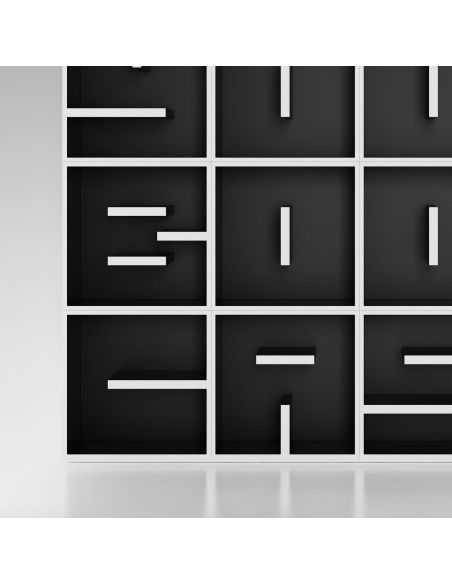 Libreria a cubi da terra o da parete con lettere alfabeto ABC RYBC