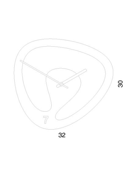 Orologio da parete particolare moderno Seven